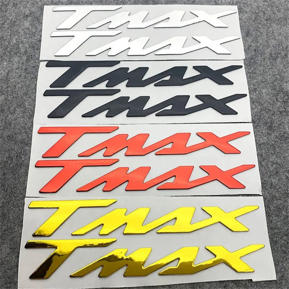 Accessorise Tank Body 3D Emblem Badge Motorcycle Stickers Decals Tmax Zpaxo