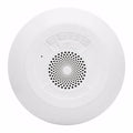 Floating Pool Speaker with Colorful Lights Wireless Speaker IPX7 Waterproof Shower Speaker for Pool Spa and Outdoor Zpaxo White