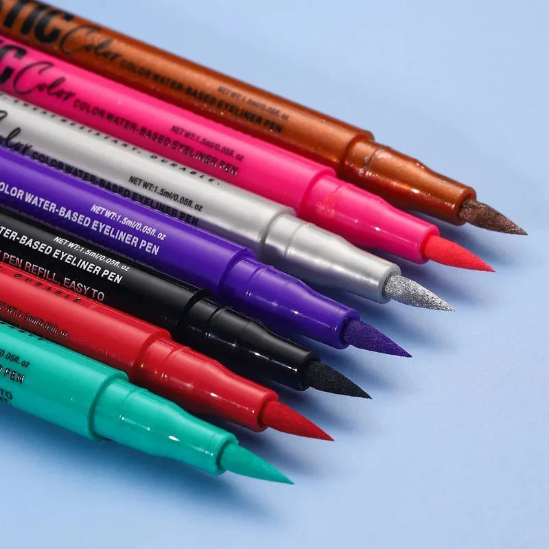 Red Wine Black Waterproof Eyeliner Pencil Untra-fine Liquid Eye Liner Pen Quick Dry Long Lasting Non Smudge Makeup Cosmetics Zpaxo