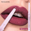 1PC 24-Hour Waterproof Lip Liner Pencil - Long-Lasting Matte Lip Outline, Auto-Twist Tube for Application,Suitable for Beginners Zpaxo 10