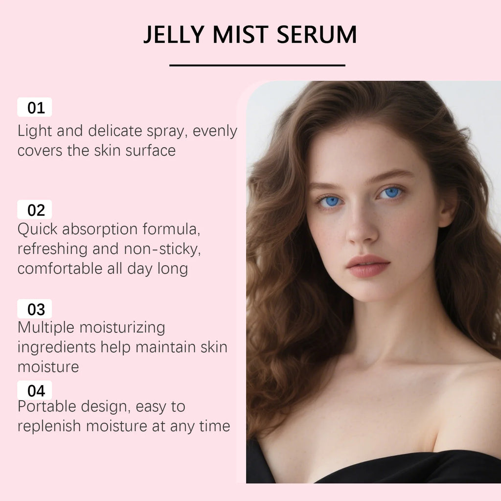 Eelhoe Collagen Brightening Jelly Mist Serum Spray 100ml Facial Serum Spray Zpaxo