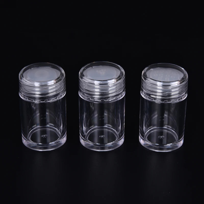 Screw Lid Make Upempty Cosmetic Jars Pots Powde Plastic Empty Sifter Zpaxo 3