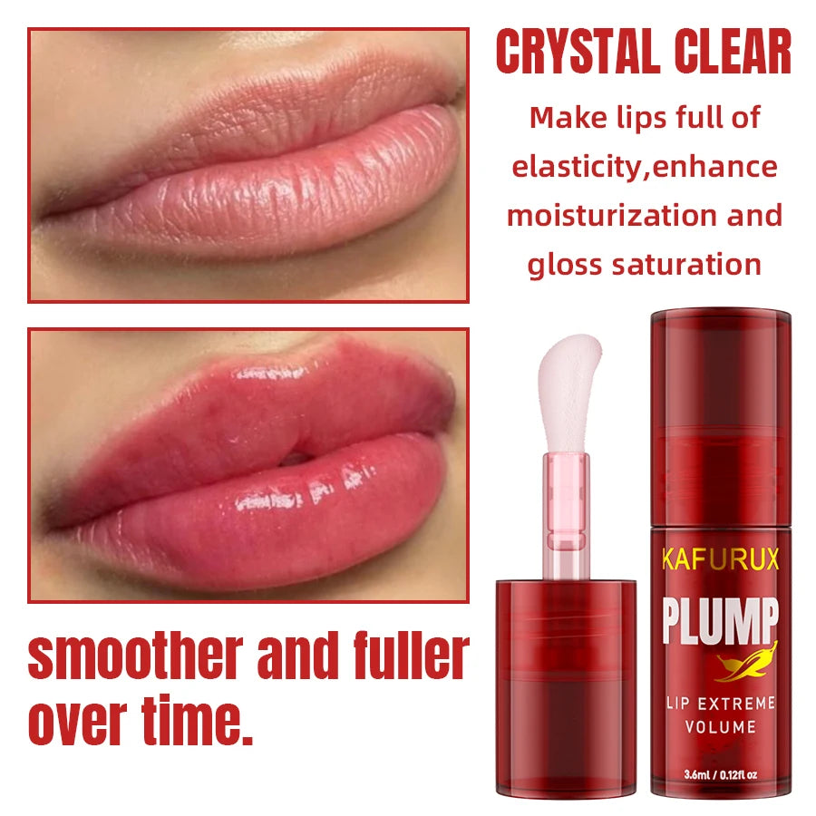 Chili Pepper Lip Plumper Oil Long Lasting Moisturizing Gloss Serum