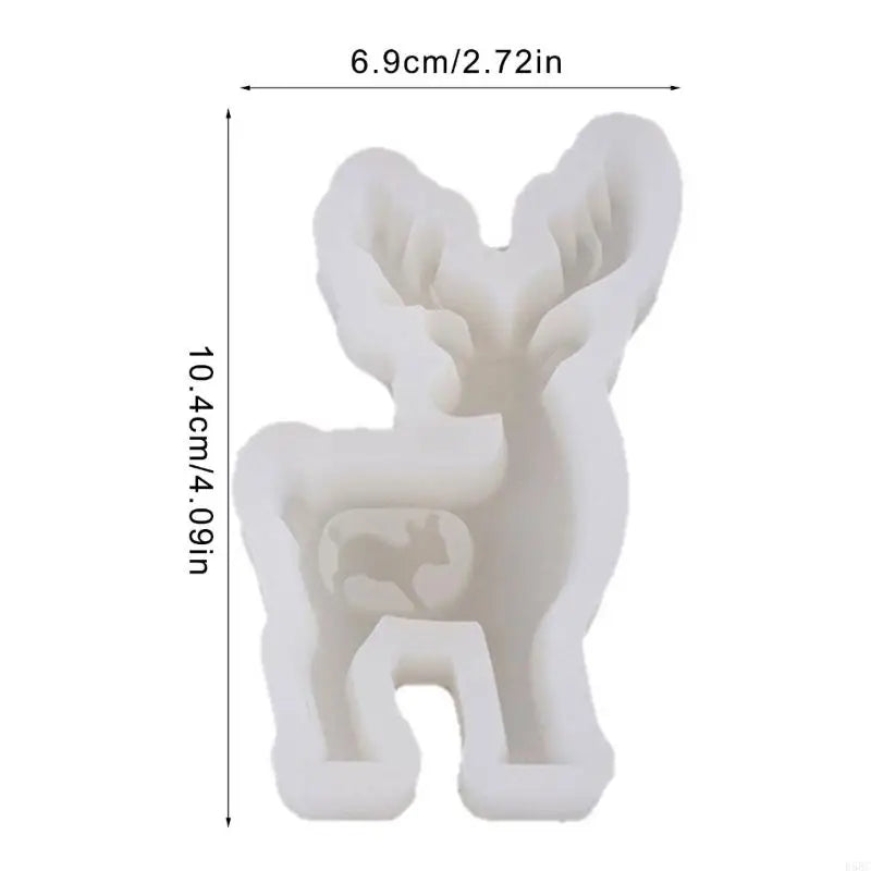 Reindeer Silicone Mold Christmas Themed Candle