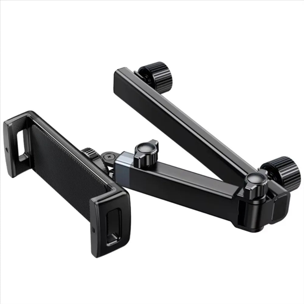 Adjustable Car Headrest Tablet Holder Extension Arm Foldable Backseat Phone Stand Rotating Stand Easy To Install Zpaxo Black