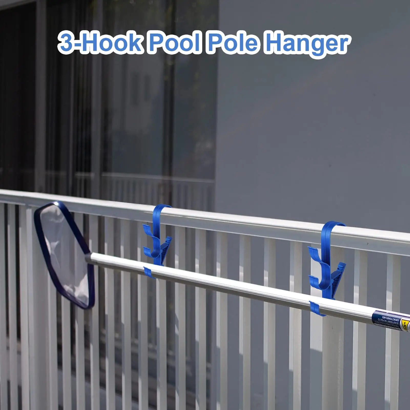 Universal Pool Equipment Storage Hooks Adjustable Waterproof Wall