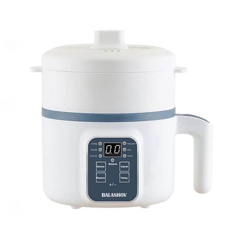 Mini Electric Rice Cooker Single Double Layer Intelligent Automatic Home Kitchen Cooker 1-2 People MultiCooker Steamed Rice Pot Zpaxo