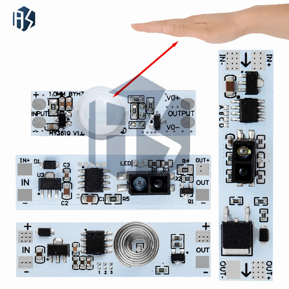 3A Capacitive Touch Dimming Module DC5V 24V Hand Scan Switch LED Lamp Zpaxo