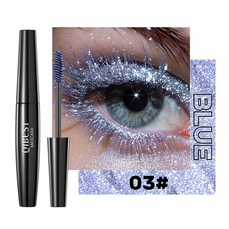 Sparkle Shattered Diamonds Colored Pearl Glitter Mascara Zpaxo 03