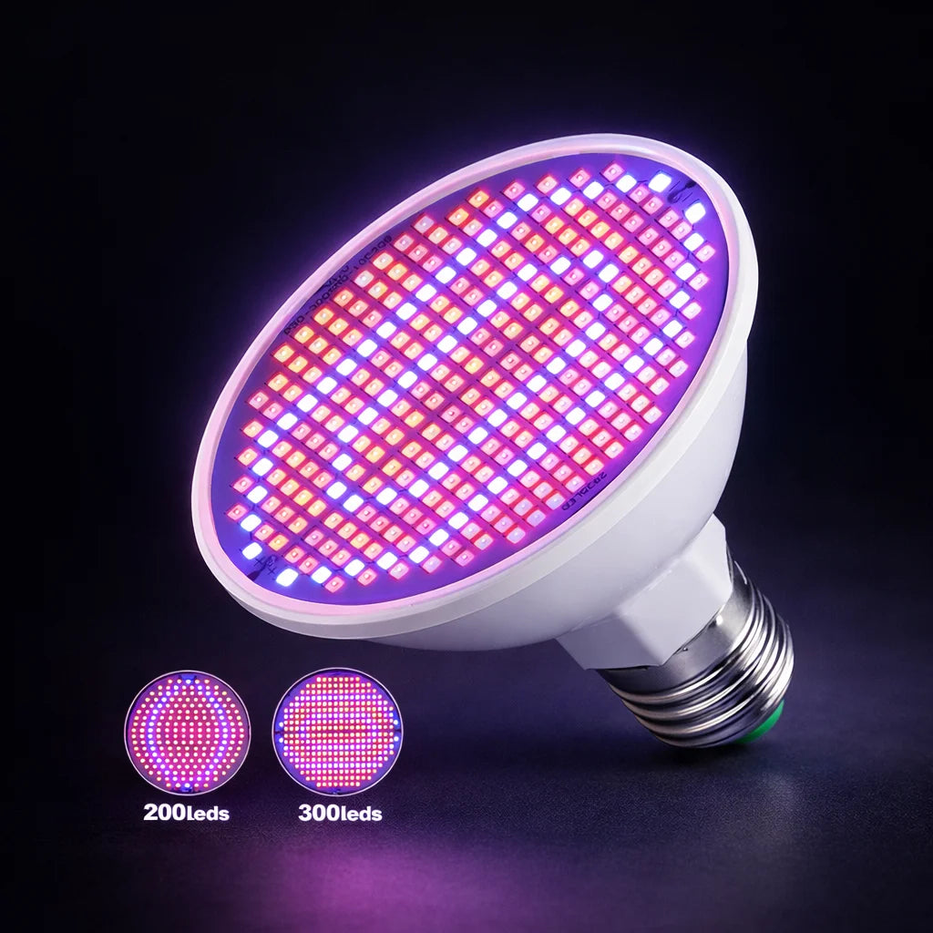 E27 LED Grow Light Bulb Full Spectrum AC85-265V Plant Lamp for Indoor Plants Hydroponics Flower Seedling Zpaxo
