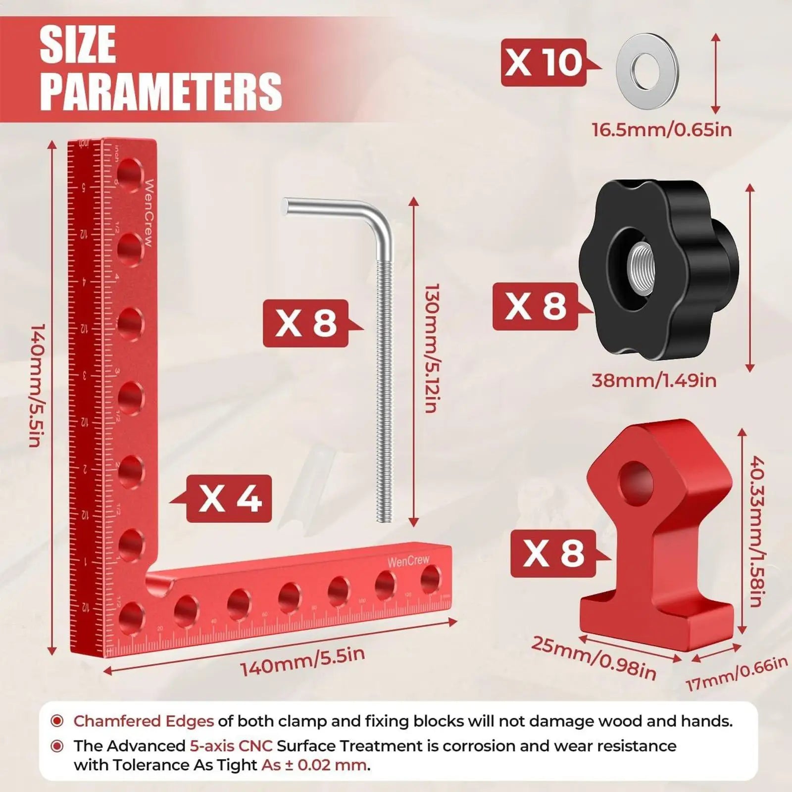 Right Angle Positioning Clamps Clamping Aluminum Alloy Jig 90 Degree