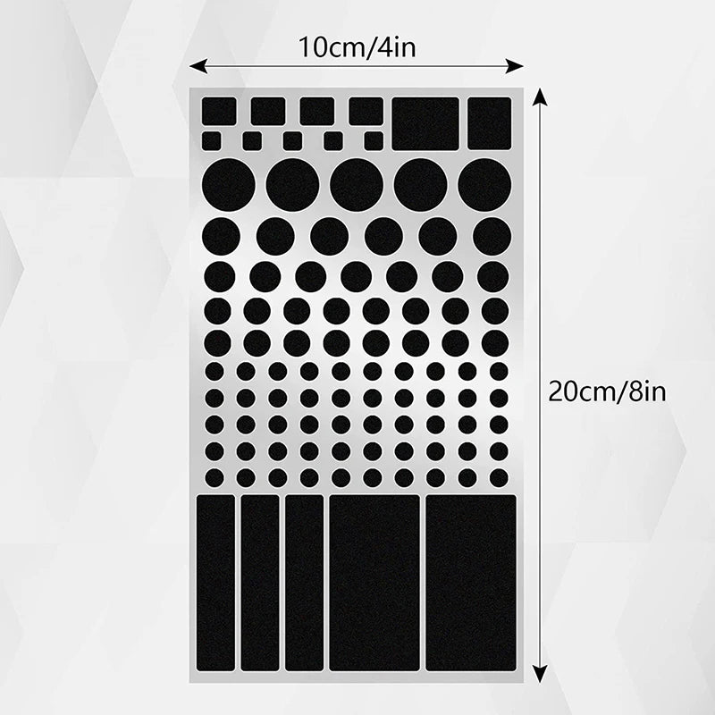 1 Sheet LED Dimming Stickers Blackout Decals 50-100 Shading Rate Cars