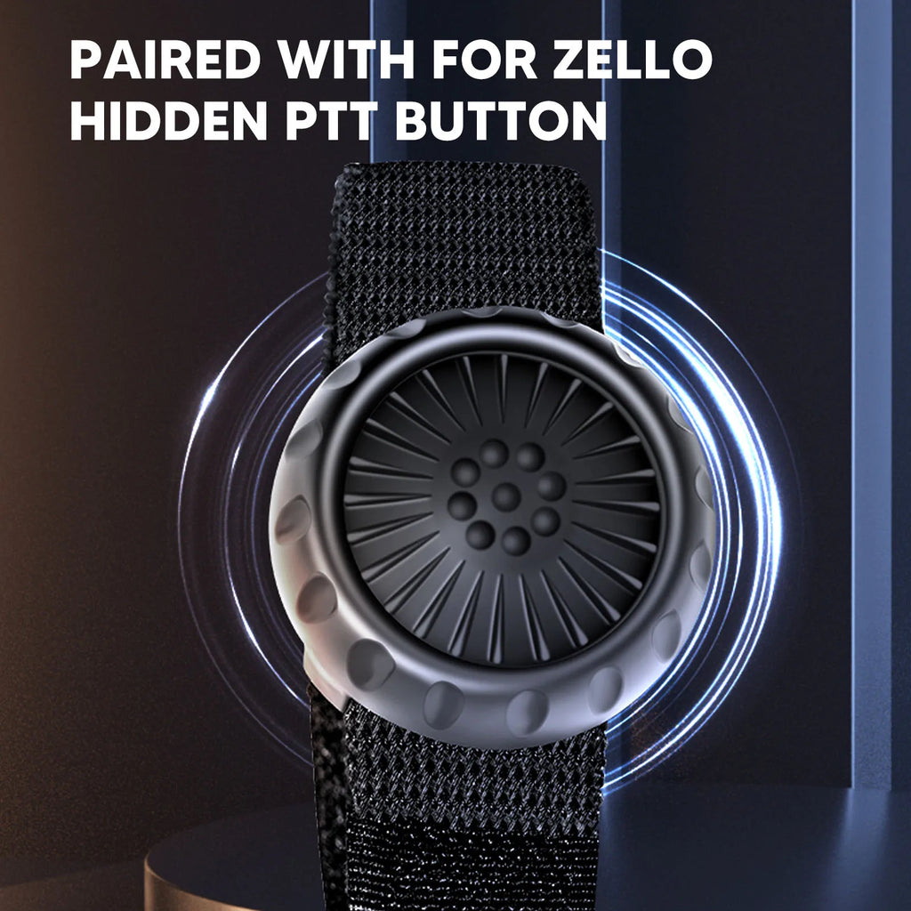 Wireless PTT Button Bluetooth 5 0 IP67 Waterproof Switch Zello IOS