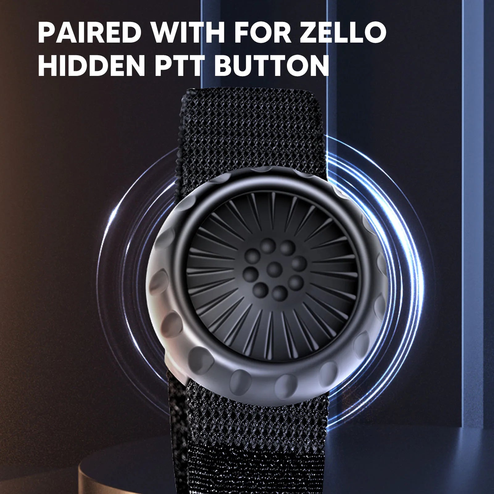 Wireless PTT Button Bluetooth 5 0 IP67 Waterproof Switch Zello IOS