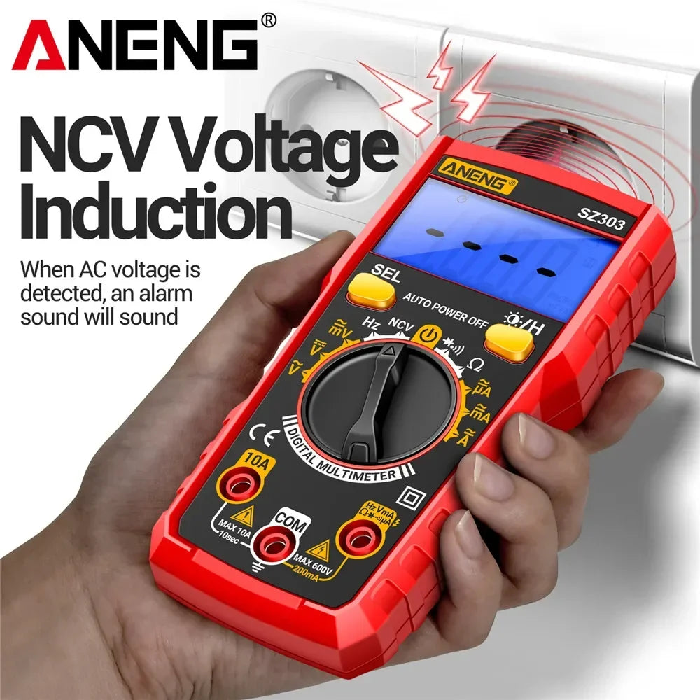 Smart Digital Multimeter Tester ANENG SZ303 Professional AC DC