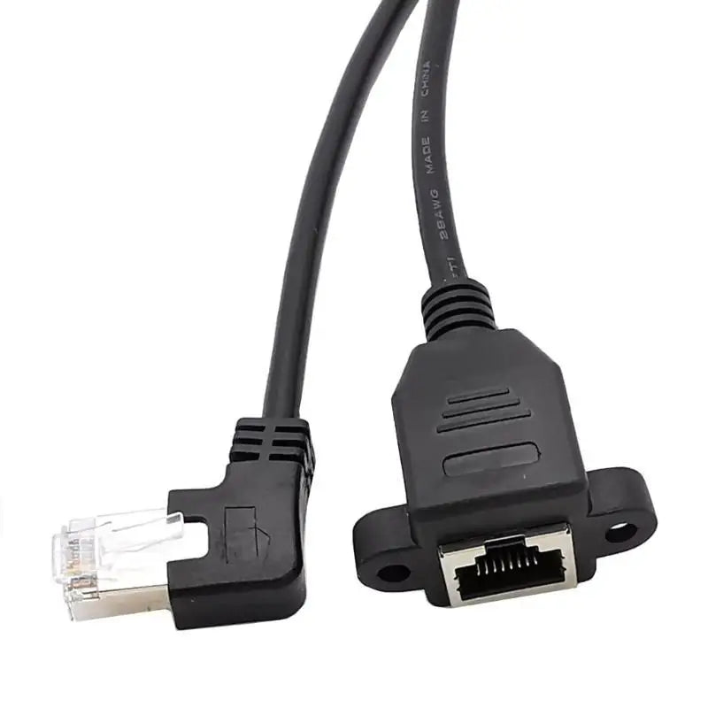 652F 90 Degree Ethernet Cable Left Right Up Down Bend Line Space Zpaxo