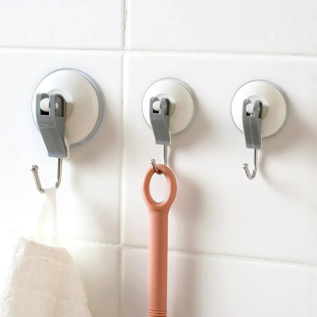 Snap Large Cup Heavy Suction Vacuum Holder Hooks Lever Bathroom Kitchen Duty Housekeeping & Organizers Adhesive Hooks Household Zpaxo
