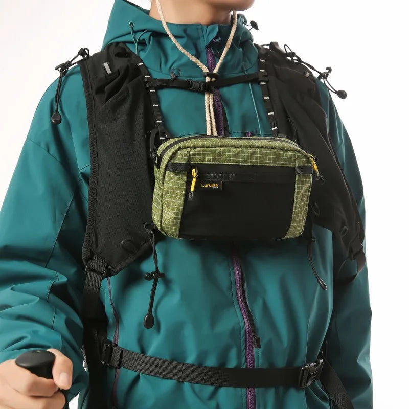 Ultralight Waterproof Waist Pack – 1.1L Multi-Pocket Sport Belt