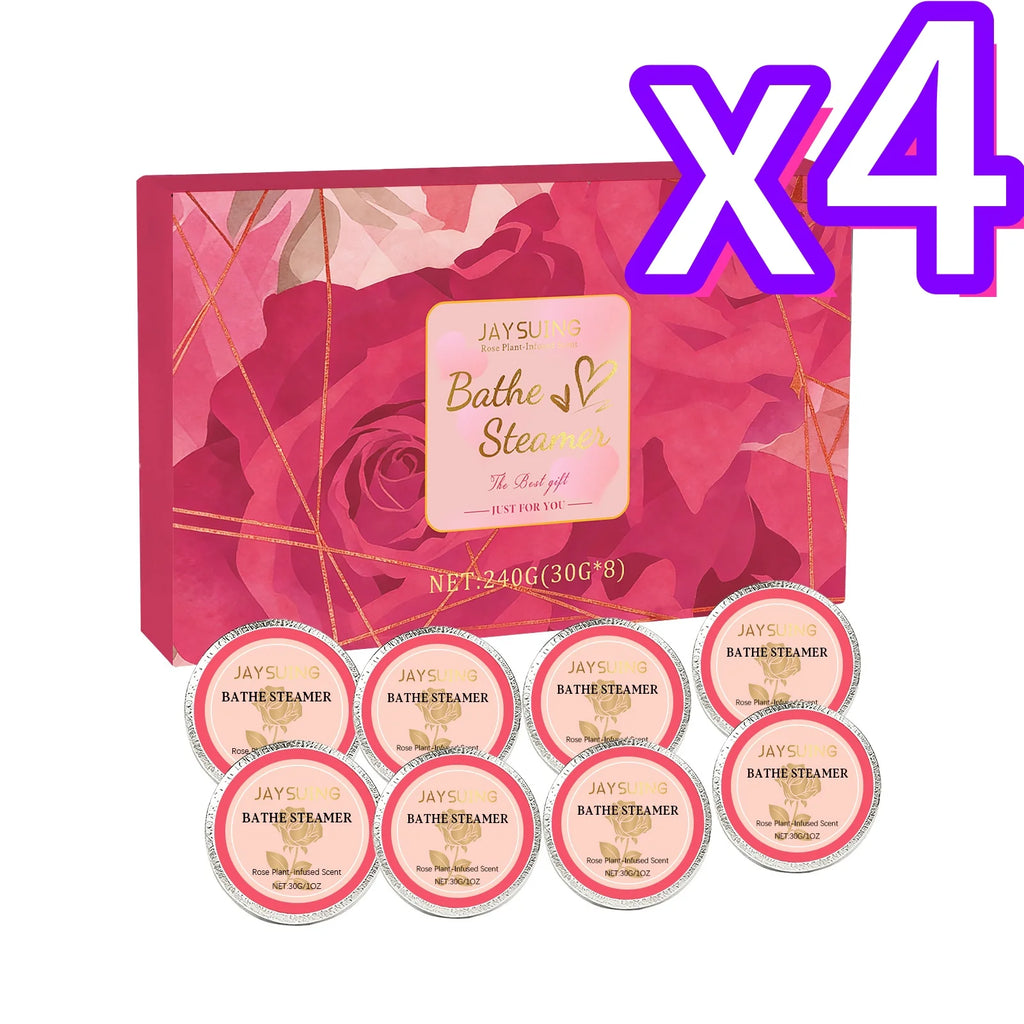 Rose Aromatherapy Shower Tablets – Relaxing Shower Steamers 8pc Aromatherapy Shower Steamers Zpaxo 8pcs Boxed X 4PCS ROSE