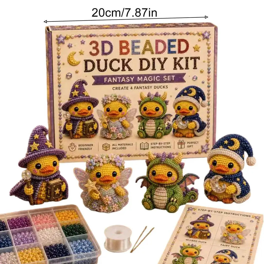 Bead Animal Making Cute Duck Handmade Toys Embroidery Jewelry Craft Zpaxo A China Mainland