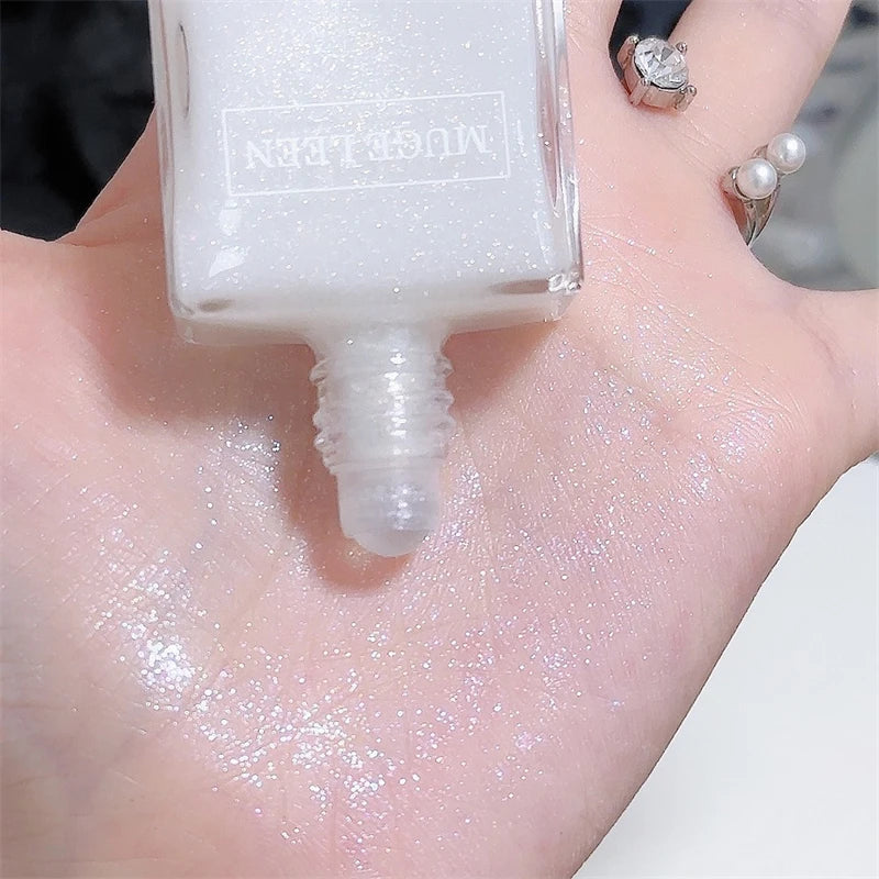 Body Shimmer Highlighter Diamond Liquid Eyeshadow Highlighters Body Glitter Easy Use Face Contour Shimmer Woman Makeup Cosmetics Zpaxo