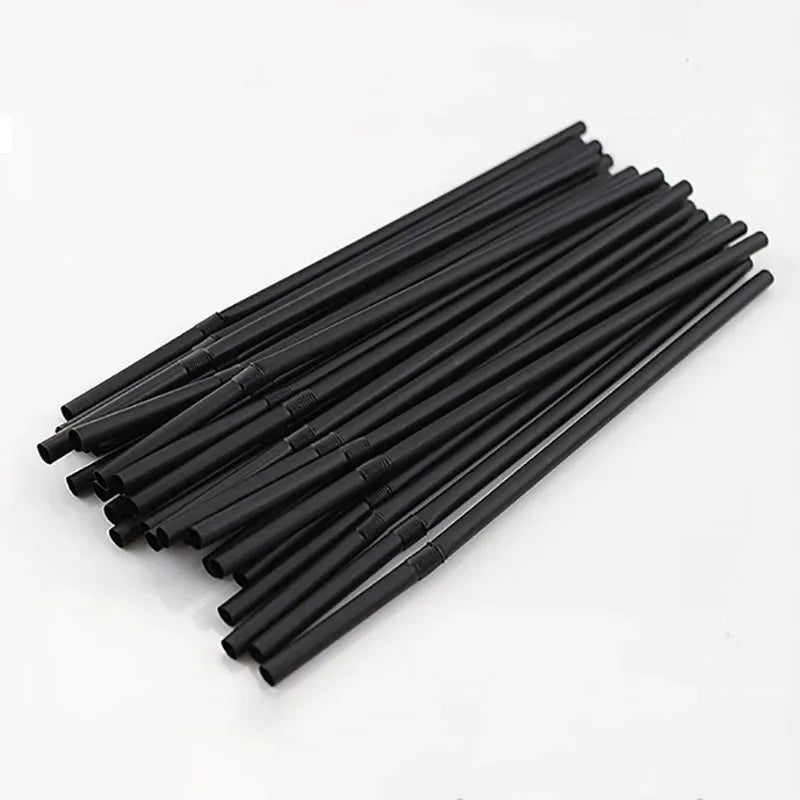50-3000PCS Multicolor Drinking Straws rietjes Milk Tea Bar Party Wedding Kitchen Home Accessories Beverage Black Straw Wholesale Zpaxo