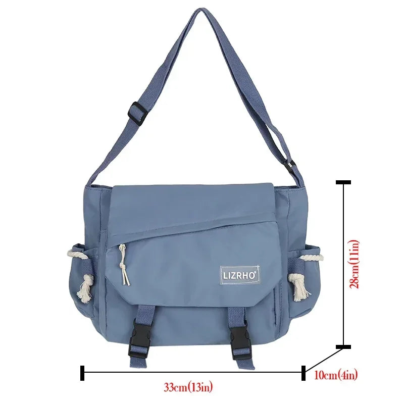 Shoulder Bag Large Capacity Crossbody Retro Workwear Postman Bags
