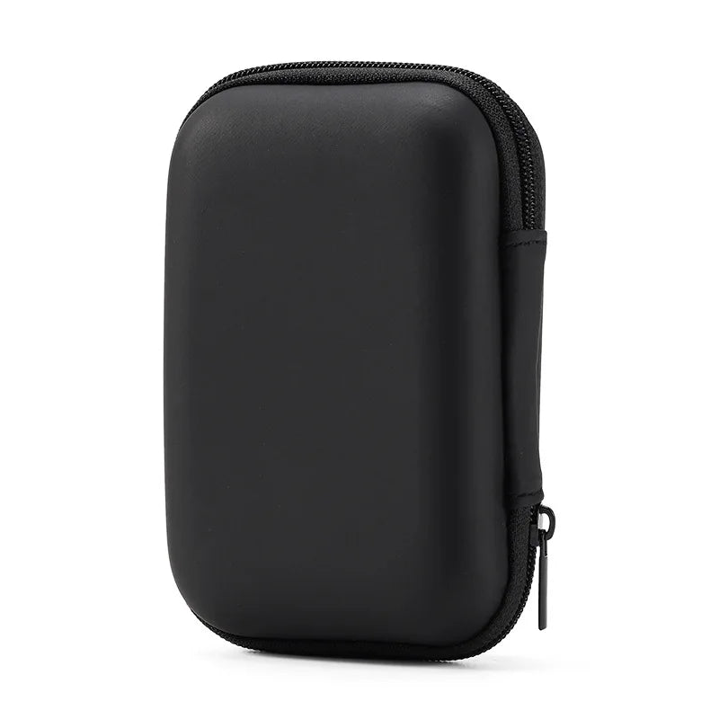 Hard PU Case For SanDisk PSSD/E30/E60/E61 Portable SSD Storage Bag Carrying Case For 250GB 500GB 1TB V2 Extreme SSD Accessories Zpaxo Black
