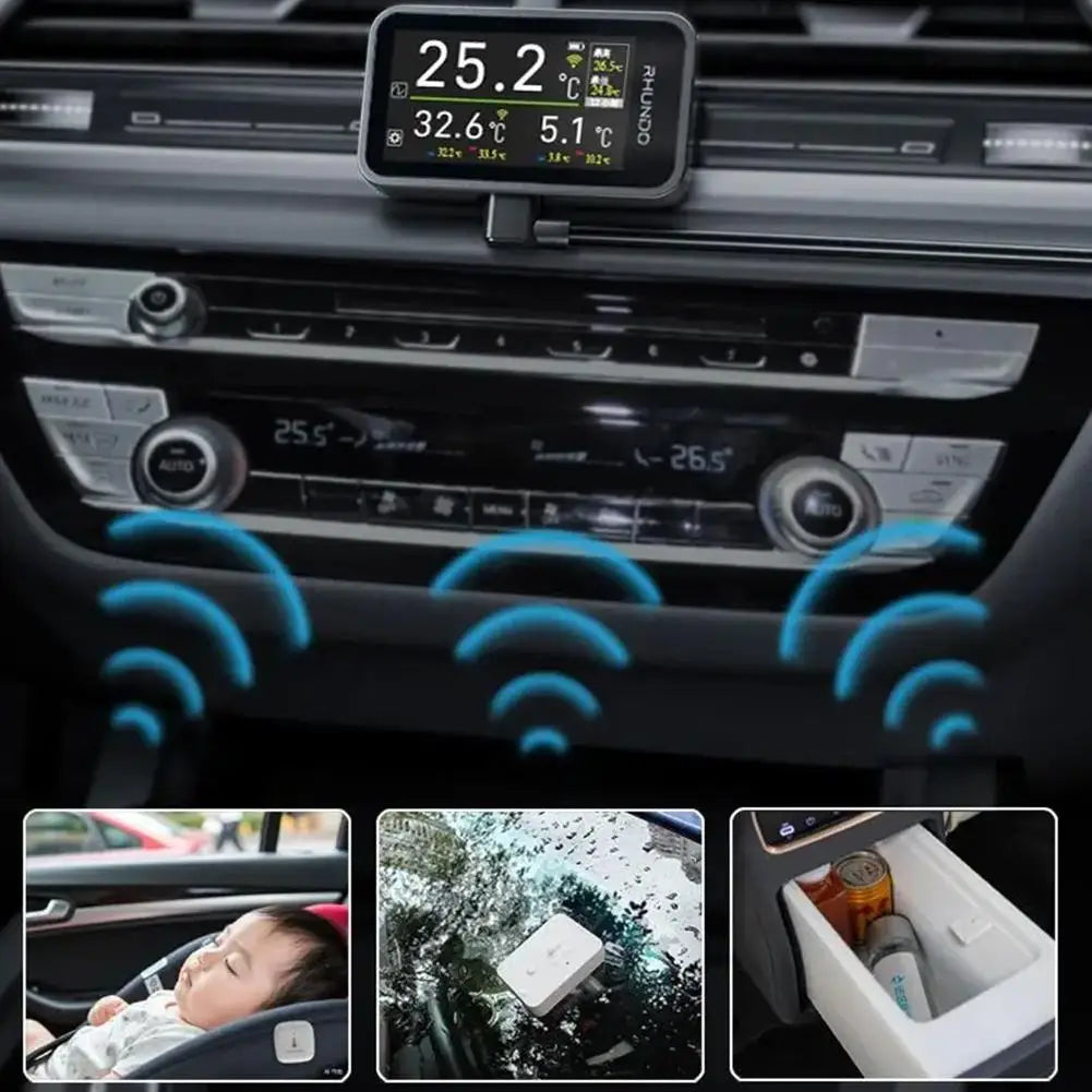 TFT Wireless Digital Thermometer – Car, Home & Greenhouse Digital Thermometer Zpaxo