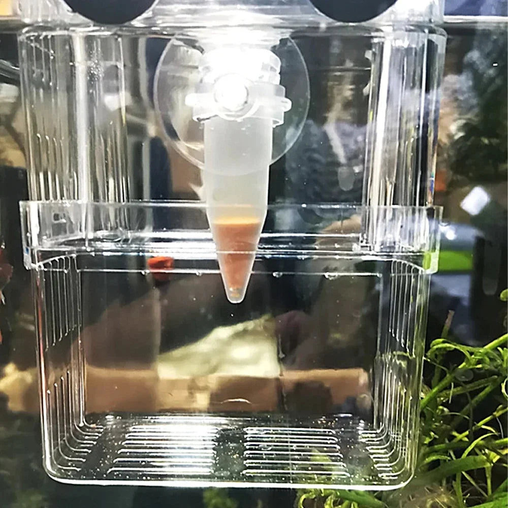 Automatic Fish Feeder Cone Shrimp Egg Worm Funnel Cup Feeding Tool