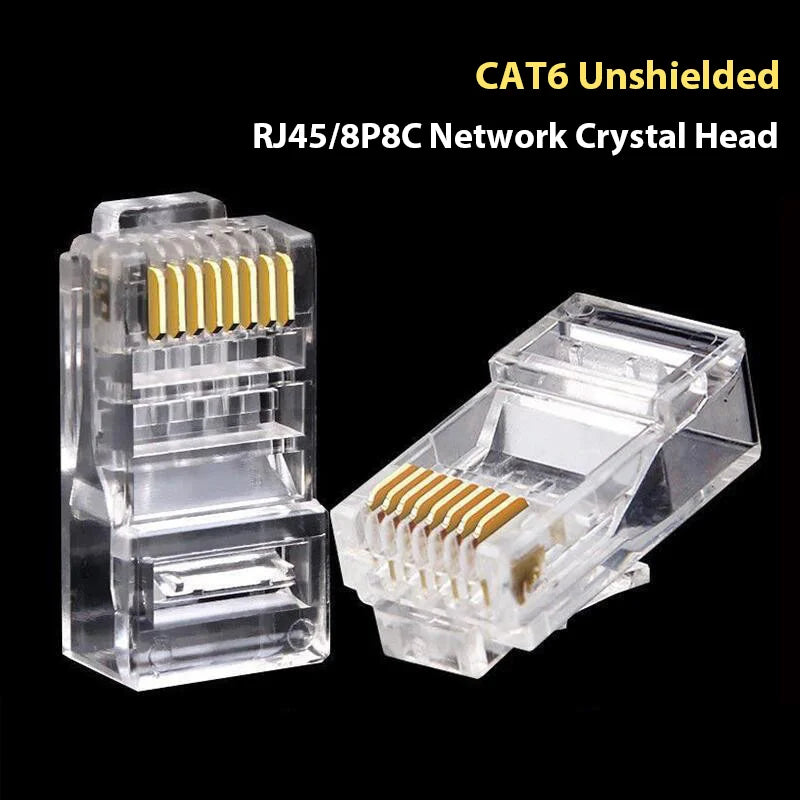 Excellent Plug LAN Head RJ45 CAT6 LINK Model US 1002 Per Male Zpaxo