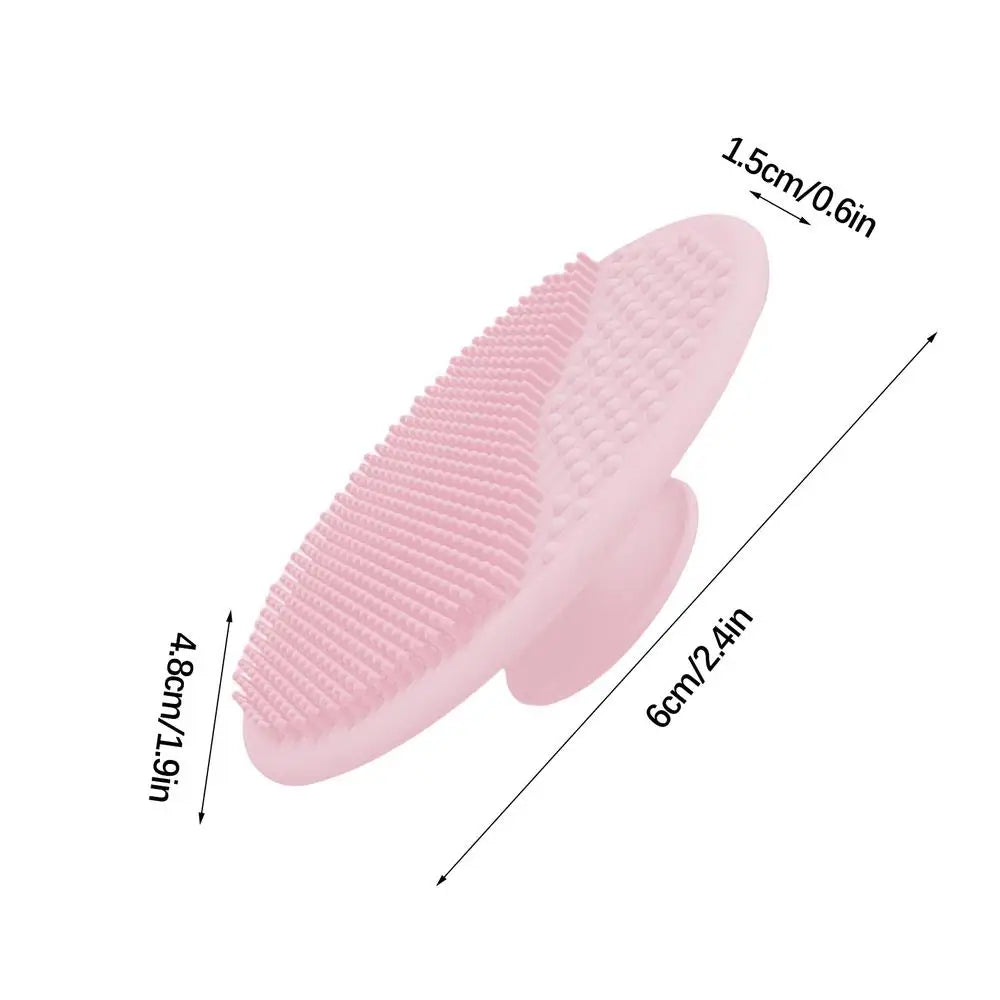 Baby Bath Brush Silicone Baby Hair Scrubber Scalp Massager and Brush Comb Bath Scrubber for Washing Hair and Dry Skin Relief Zpaxo Pink China Mainland