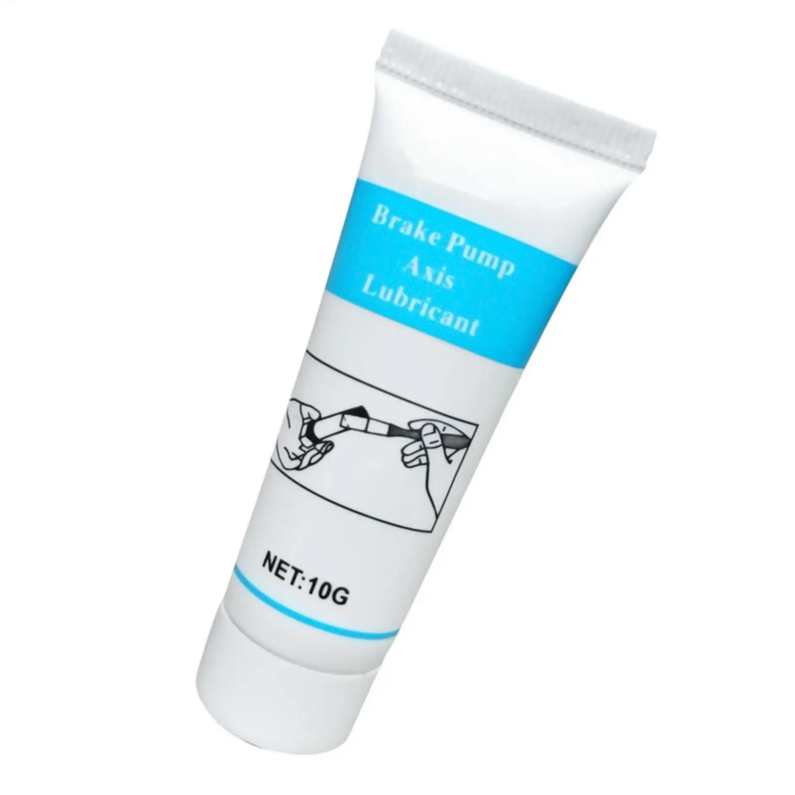 Brake Lubricant Grease Brake System Tube Lubricant Rust Protector Car Care Product 10g Heat Resistant Lubricant for Brake Pump Zpaxo Default Title