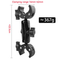 Camera Crab Clamp Double Clip Motorcycle Bicycle Handlebar Gopro