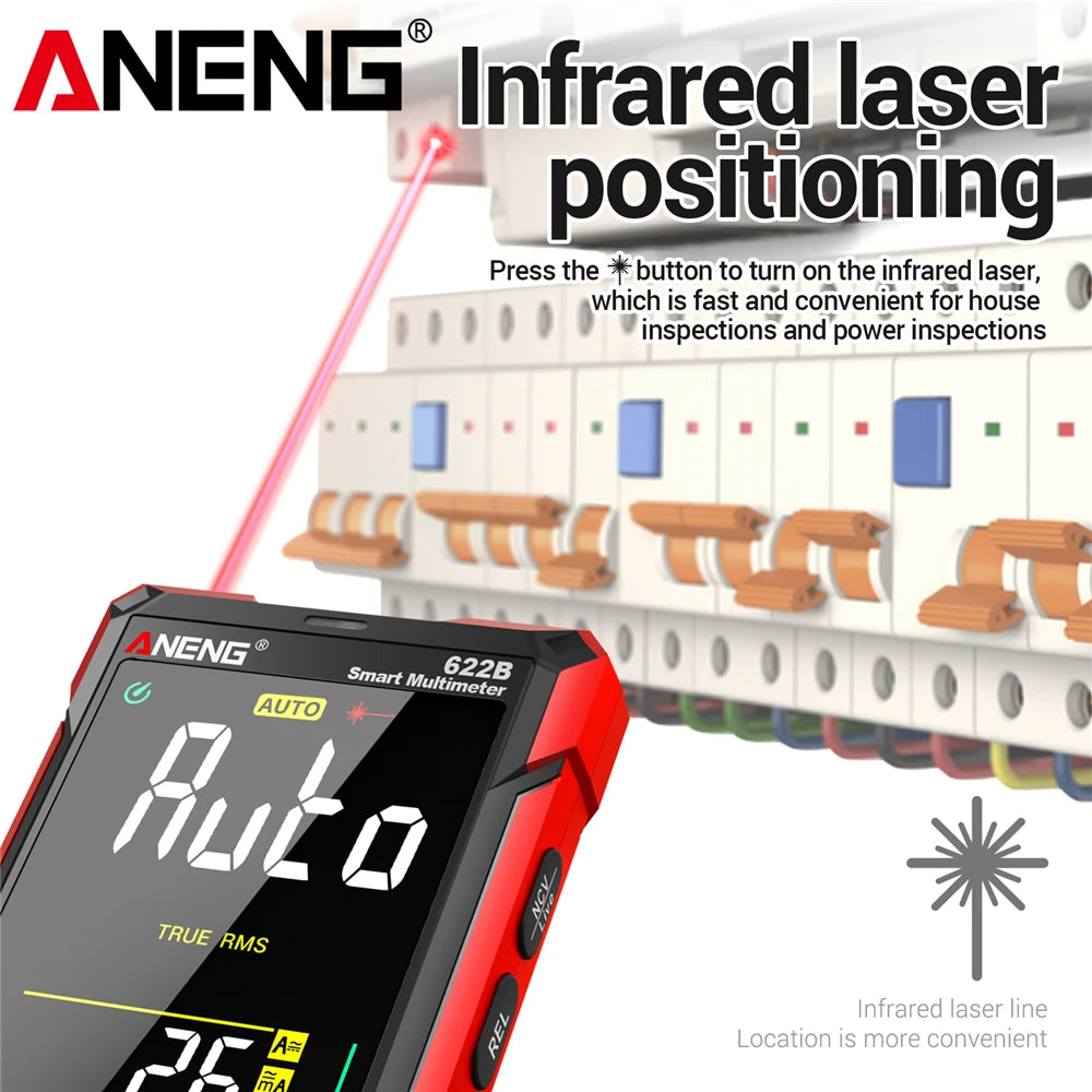 ANENG 622B Multitesters Multimeter Infrared Laser Designator Analog