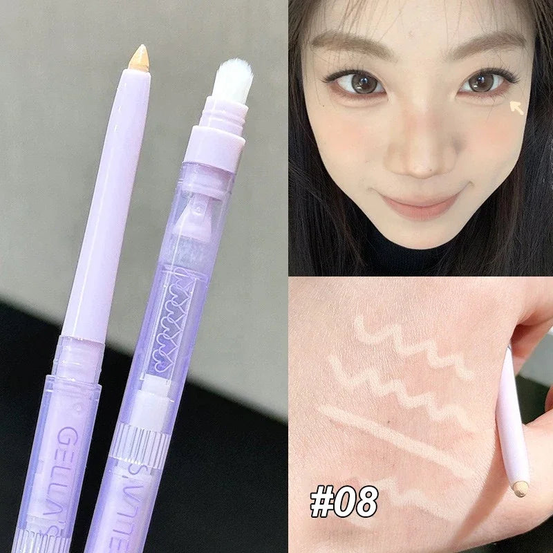 8 Colors Double Headed Lip Liner Waterproof Matte Lipstick Pencil Zpaxo 08