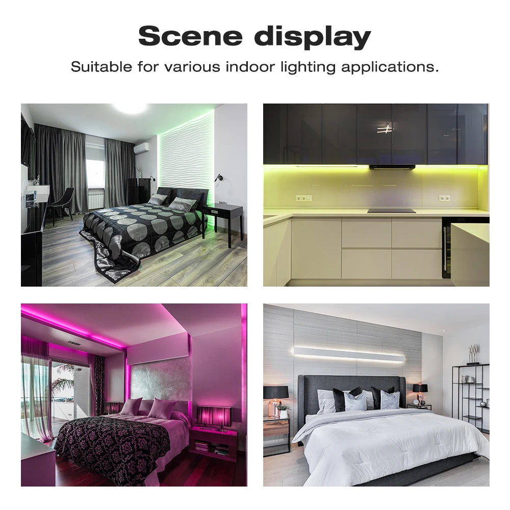 Zigbee Mini 5 in1 12/24V RGBCCT/RGBW/RGB/CCT/Dimmer LED Light Strip Controller Tuya Smart Life App/2.4G Remote Control Alexa Hue Zpaxo