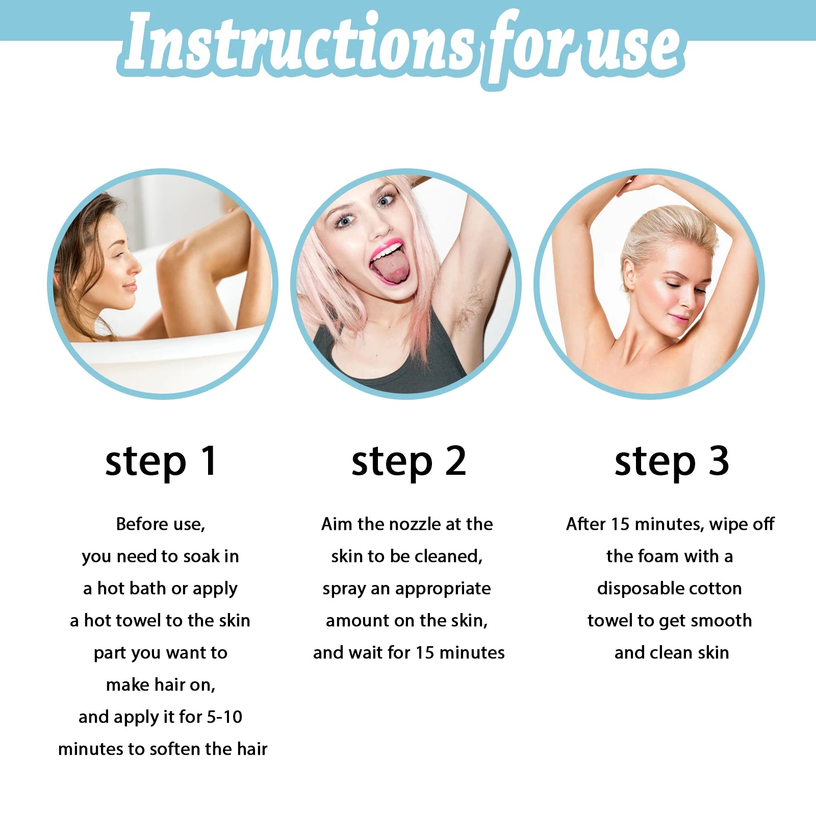 Natural Painless Hair Removal Spray – Hair Growth Inhibitor Hair Removal Spray Zpaxo