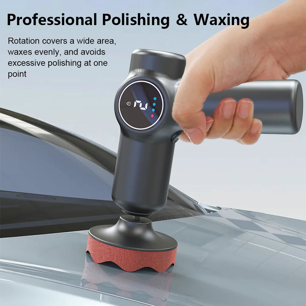 Car Polisher Wireless Handheld Polishing Waxing Machine 4000mAh