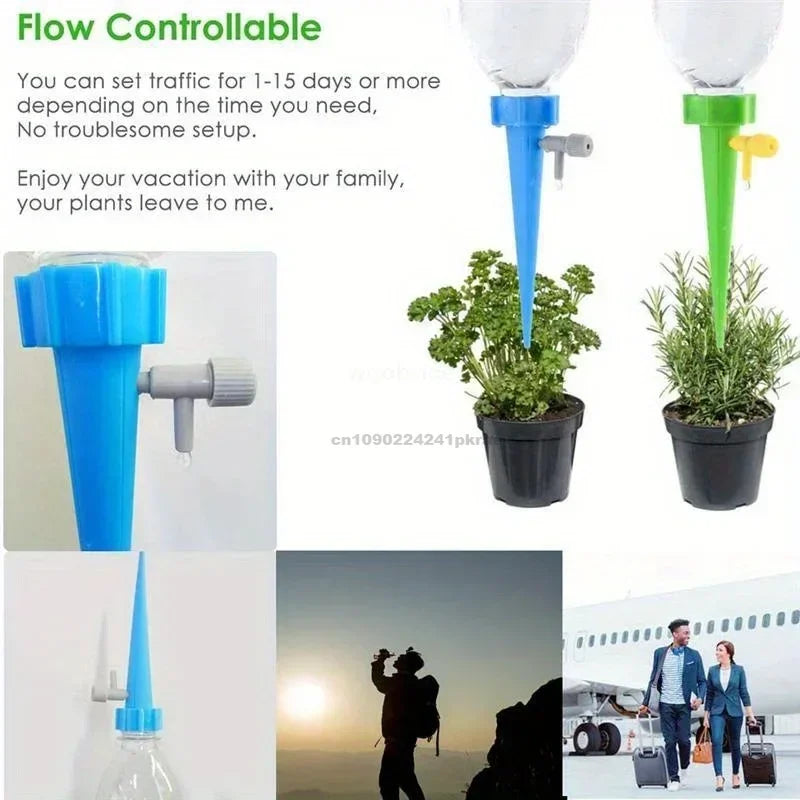 Automatic Drip Plants Irrigation Drip Irrigation Garden Watering System Garden Plant Self Watering Kits Insert Watering Devices Zpaxo