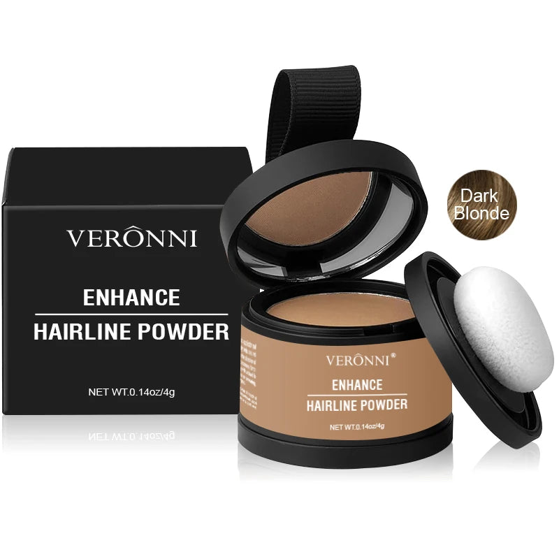 Fluffy Hairline Powder Concealer Temporary Hair Fibers black Hair Root Cover Up Gray Coverage Hairline Shadow Powder Instantly Zpaxo 05-Dark Blonde