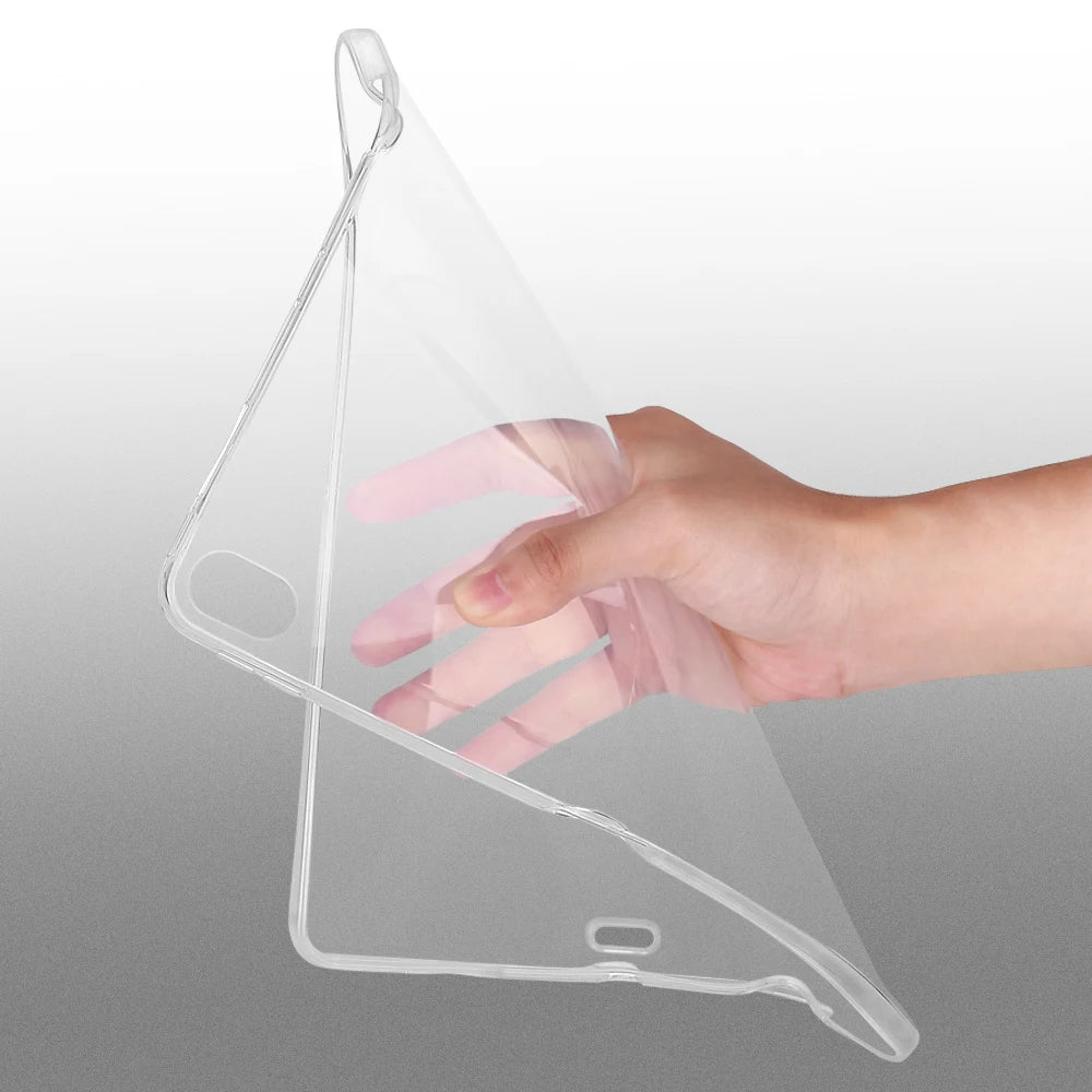 TPU Transparent Case For iPad 10th 9th 8th 7th Gen Mini 6 Air 5 4 3 2 Shockproof Clear Cover Tablet Protective Shell Accessories Zpaxo