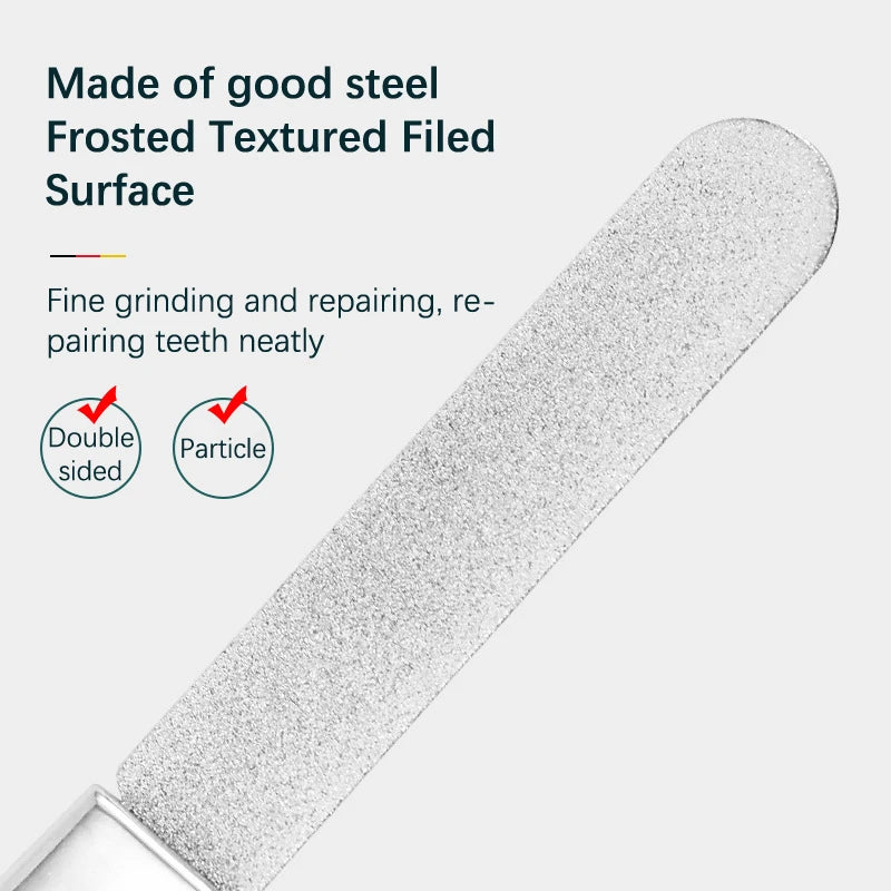Stainless Steel Teeth File Tooth Grinding Tools Wisdom Sandpaper
