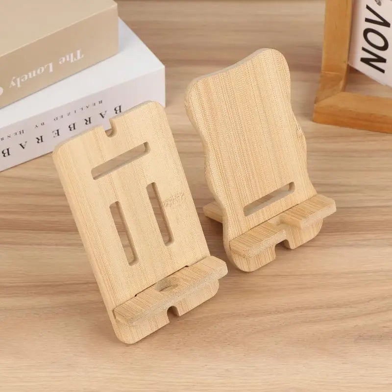 Wooden Desktop Phone & Tablet Stand – Universal Holder