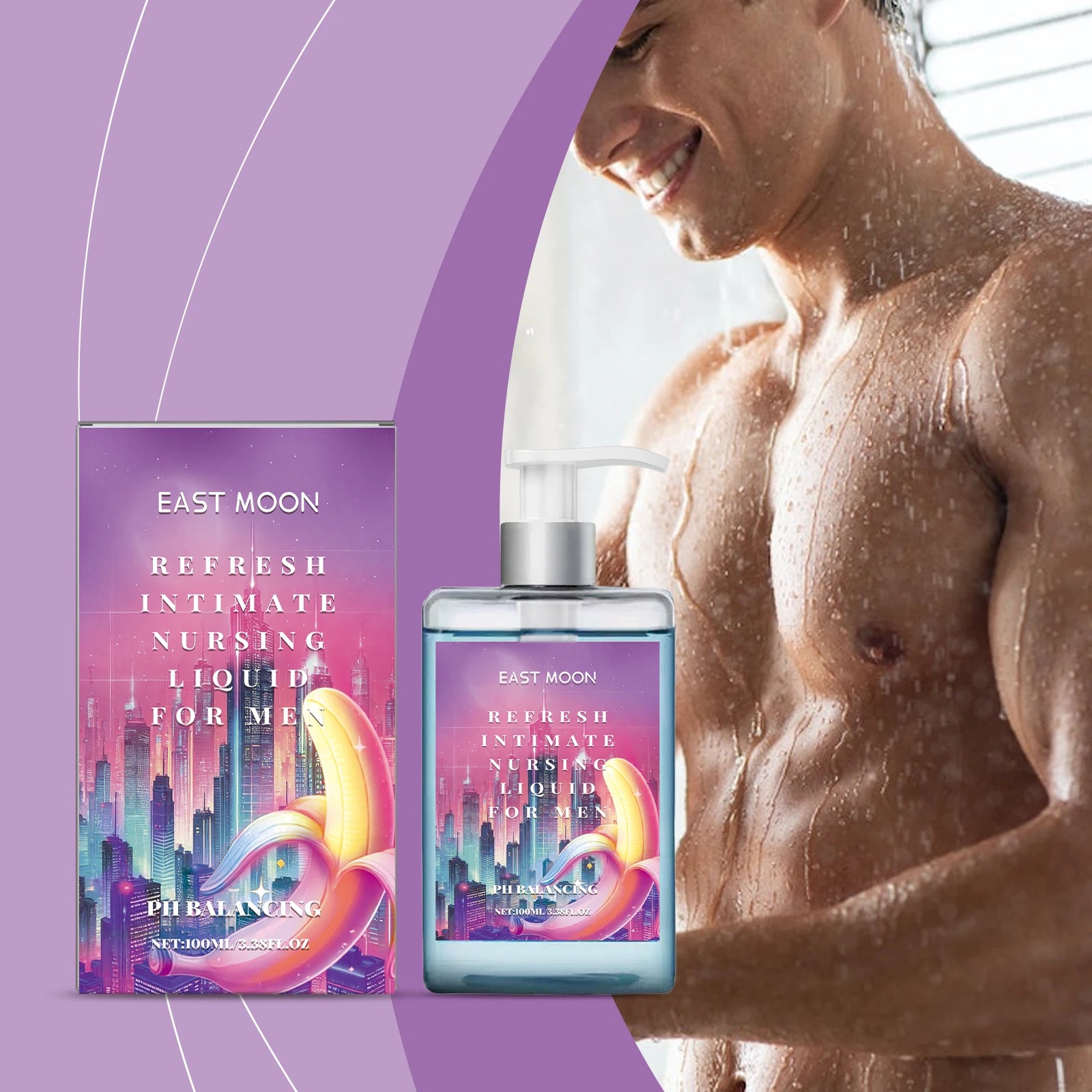 Men's Deep Cleansing Body Wash – Soothing & Moisturizing Shower Gel Men's Shower Gel Zpaxo
