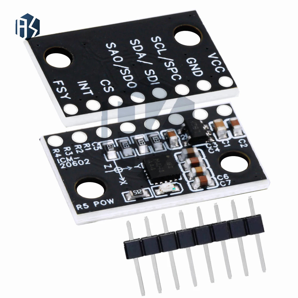 Low-Noise 6-Axis Gyroscope Accelerometer: ICM-20602 3.3-5V High-Precision Module –for Arduino Ready Zpaxo