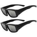 1- Safe Solar Eclipse Glasses Plastic Frame Professional Viewer Shade