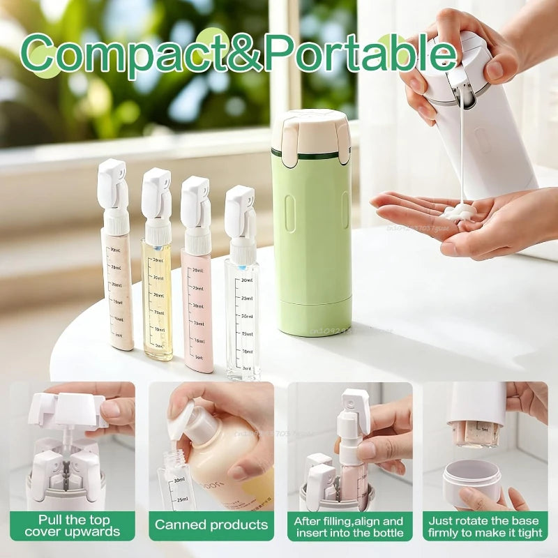 Leak Proof 1 Travel Dispenser Portable Refillable Container