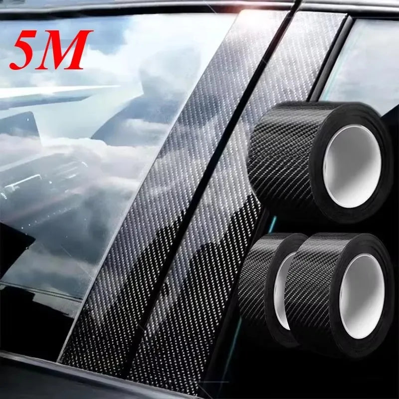3D Carbon Fiber Car Anti-Scratch Tape – Door Sill Body Protector