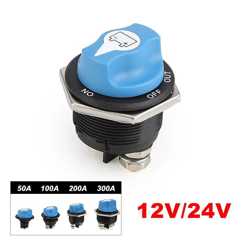 Battery Disconnect Cut-Off Switch 50–300A | Car RV Boat Truck